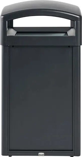 TAILOR Poubelle extérieure en métal 41 gal
