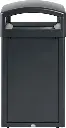 TAILOR Poubelle extérieure en métal 51 gal