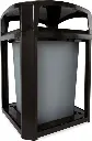 3970 LANDMARK Poubelle extérieure pour panneaux décoratifs 35 gal