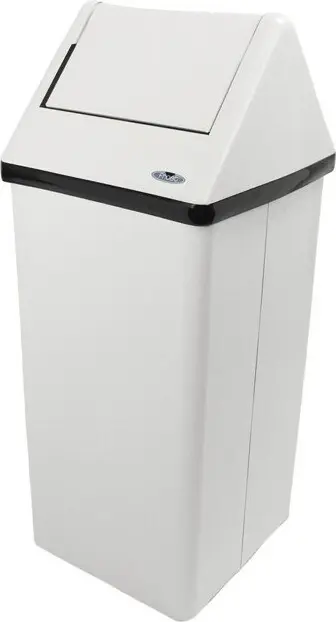 301-NL Poubelle avec couvercle battant 21 gal