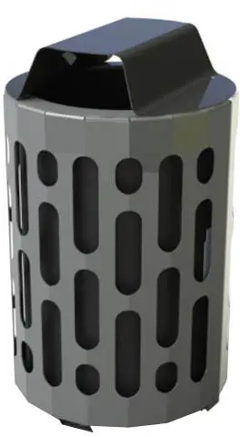 STINGRAY Poubelle extérieur avec couvercle 42 gal