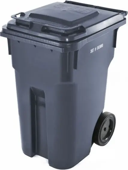 Bac roulant pour le recyclage 240L