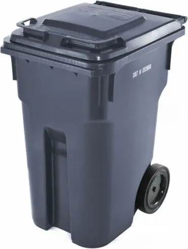 Bac roulant pour le recyclage 360L