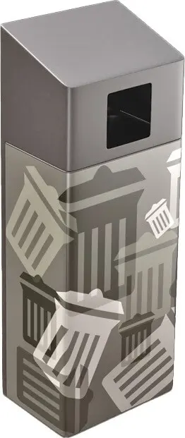 ROCKET Poubelle à déchets mural 58L