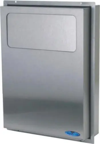 641 Poubelle pour serviettes sanitaires en acier inoxydable 1 gal