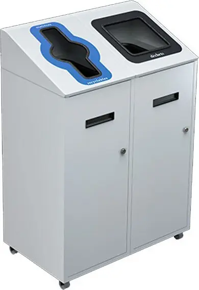 TRANSIT Îlot de récupération à 2 voies 58L