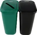 BILLI BOX Corbeille de recyclage double pour le papier 20 gal