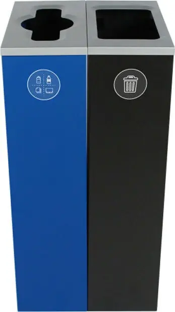 SPECTRUM Poubelle pour le recyclage mixte 20 gal