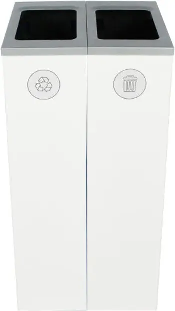 SPECTRUM Poubelle pour le recyclage mixte Möbius 20 gal