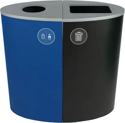 SPECTRUM Station de recyclage pour canettes et bouteilles 44 gal