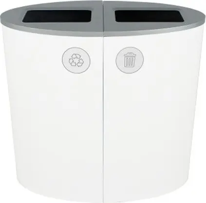 SPECTRUM Station de recyclage mixte avec logo Möbius 44 gal