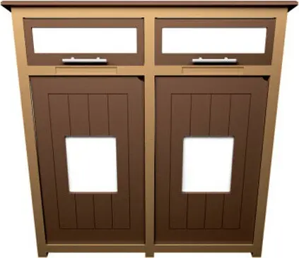 AURA Station de recyclage extérieur 64 gal