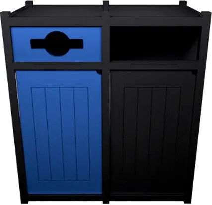 VISION Station de recyclage mixte 64 gal