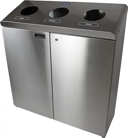 316S Station de recyclage en acier inoxydable 51 gal