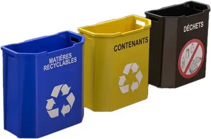 MOUSQUETAIRE Station de recyclage 3 voies 95L