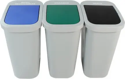 BILLI BOX Station de recyclage 3 voies 30 gal