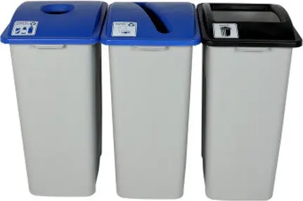 WASTE WATCHER XL Poubelles pour déchets, canettes et papiers 96 gal