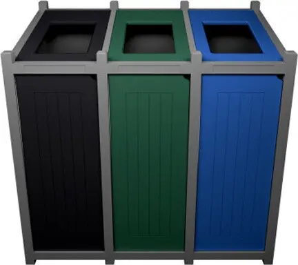 VENTURE Station de recyclage 3 voies personnalisable 69 gal