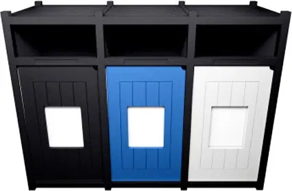 VISION Îlot de récupération 3 voies 96 gal