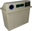 SUPER SORTER Station de recyclage 3 voies 96 gal