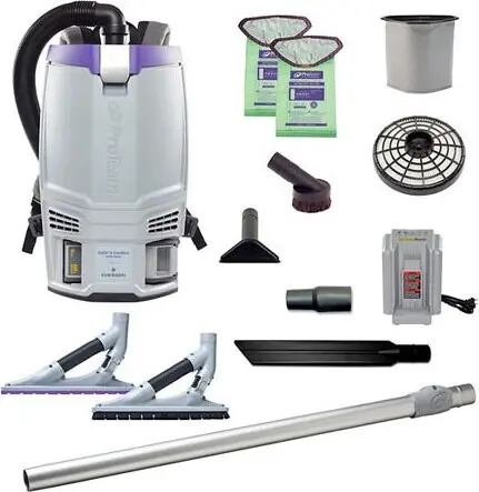 GOFIT 6 Aspirateur sec dorsal à batterie 6L