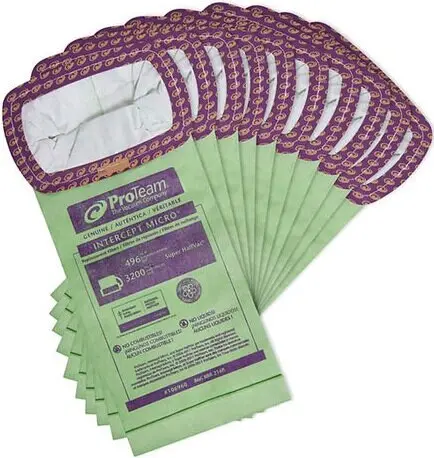 INTERCEPT MICRO Sac d'aspirateur à filtre pour Super HalfVac Pro