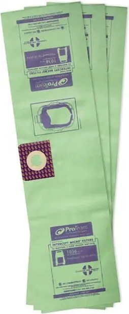INTERCEPT MICRO Sacs avec filtre pour aspirateurs sec humide ProGuard