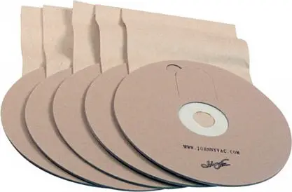 111N Sac en papier rond pour aspirateur Ghibli T1 et Wirbel W1