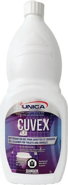 CUVEX Nettoyant désinfectant pour cuvettes et urinoirs en gel