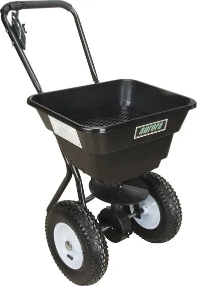 Épandeur à la volée avec couvercle antipluie