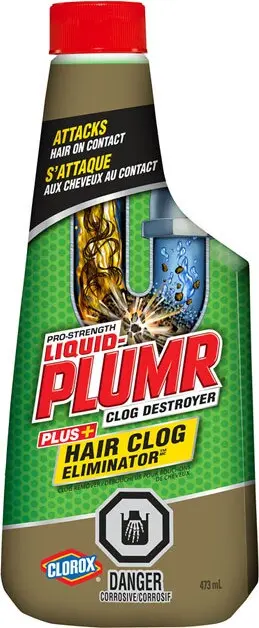 LIQUID-PLUMR Débouche drain contre les résidus de cheveux