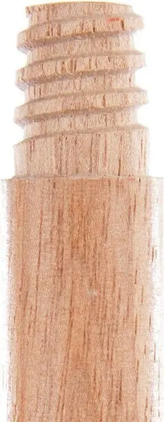 Manche fileté en bois 48", 15/16" dia.