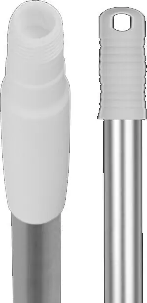 Manche en aluminium fileté pour service alimentaire