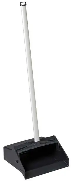 Porte-poussière en plastique avec manche en aluminium