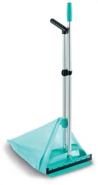 Système de réceptacle à déchet et raclette à plancher