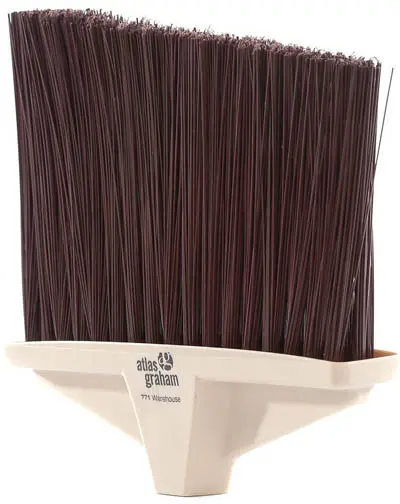 Tête de balai droit en fibres synthétiques