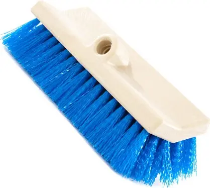 Brosse à plancher à 2 niveaux synthétique 10"