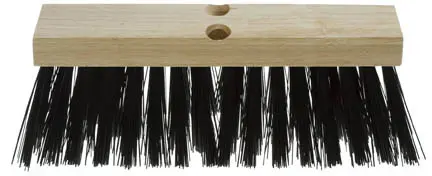 Balai de rue à fibre synthétique extra ferme