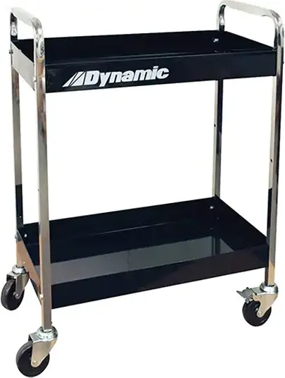 Chariot à tablette en acier