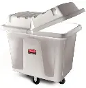 Chariot de buanderie cubique 12 pieds cubes Rubbermaid 4612