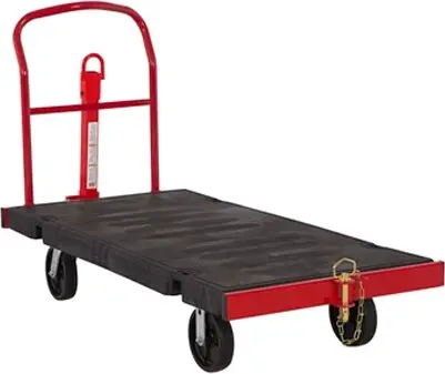 Chariot plateforme pour palette remorquable