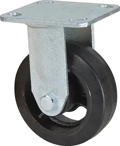 Roulette moulé en caoutchouc 5" pour chariot Kelton