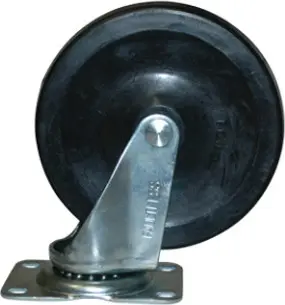 Roulettes noires 5" Rubbermaid FG29933