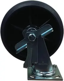 Roulettes pivotantes avec freinage pour chariots 6189 Rubbermaid