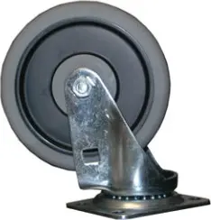 Roulettes pivotantes lourdes avec espaceur 5" Rubbermaid 4501M9