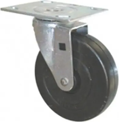 Roue pivotante 5" TPR pour chariot plateforme