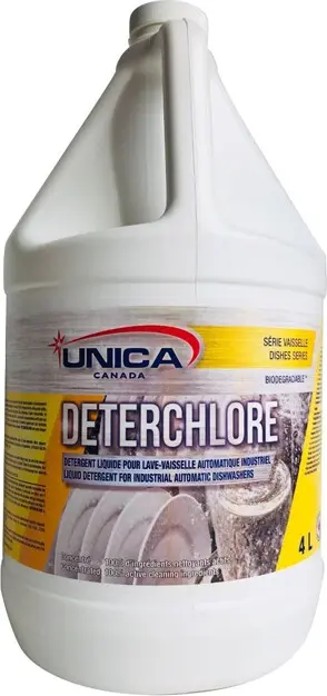 DETERCHLORE Détergent et désinfectant pour lave-vaisselle industriel