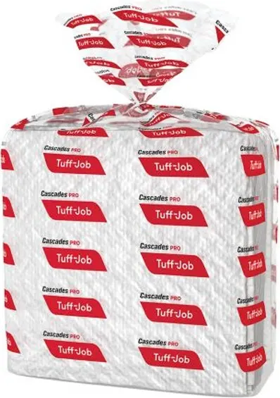 W210 Tuff Job Chiffons de gaze renforcée pliée en 4, blanc