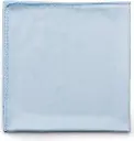Hygen Q630 Chiffons microfibre bleu 16'' x 16'' pour verres et miroirs