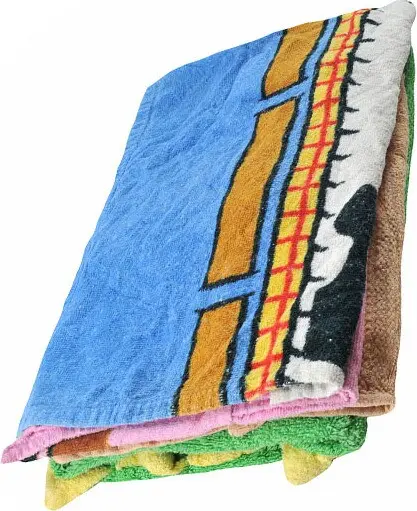 Guenilles en ratine recyclée de couleurs variées